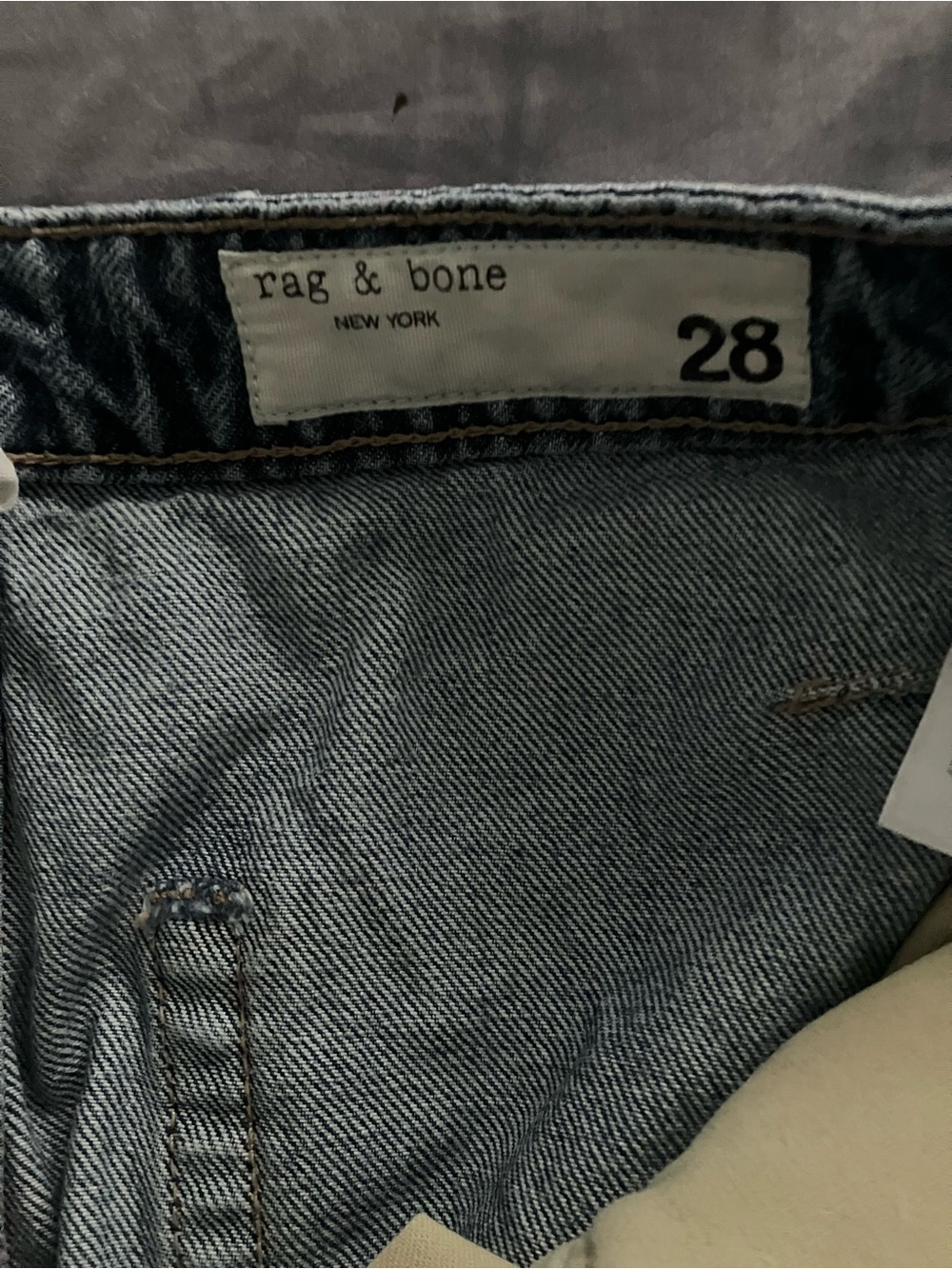rag & bone Charlie High Rise Barrel, 28